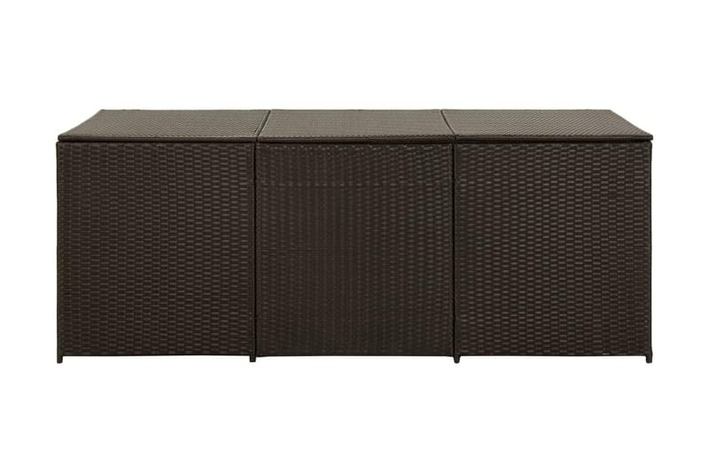 Dynbox konstrotting 180x90x75 cm brun - Brun - Utemöbler - Dynförvaring & möbelskydd - Dynboxar & dynlådor