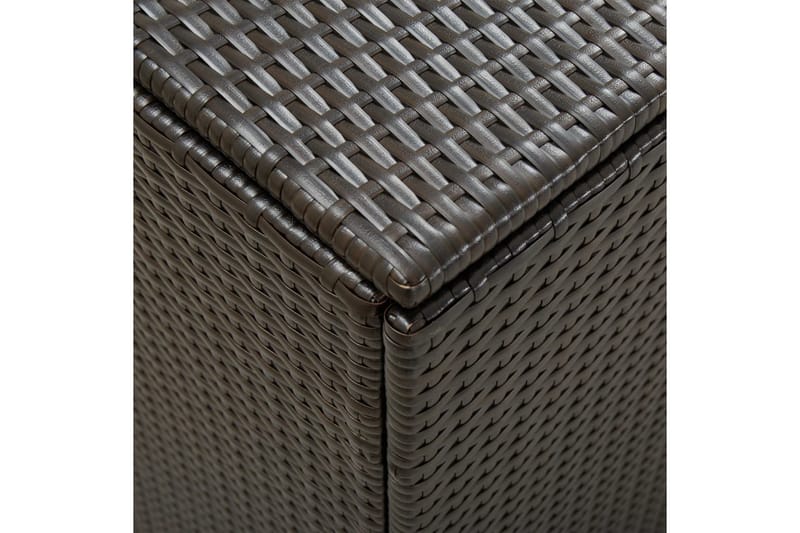 Dynbox konstrotting 180x90x75 cm brun - Brun - Utemöbler - Dynförvaring & möbelskydd - Dynboxar & dynlådor