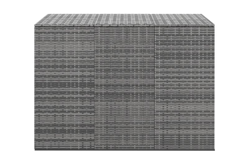 Dynbox PE-rotting 145x100x103 cm grå - Grå - Utemöbler - Dynförvaring & möbelskydd - Dynboxar & dynlådor