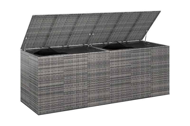 Dynbox PE-rotting 291x100,5x104 cm grå - Grå - Dynboxar & dynlådor