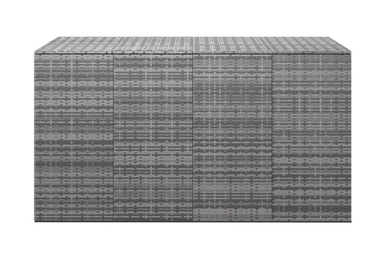 Dynbox PE-rotting 194x100x103 cm grå - Grå - Dynboxar & dynlådor