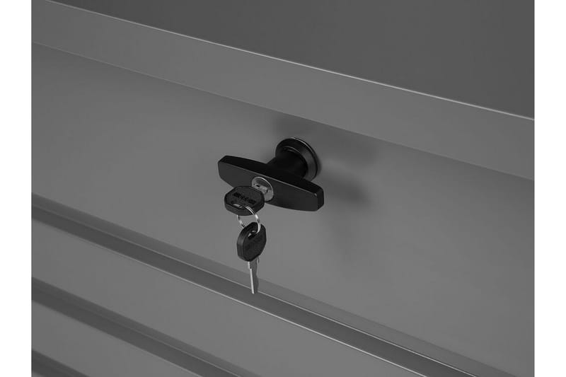 Dynlåda 100 x 62 cm grå CEBROSA - Grå - Utemöbler - Dynförvaring & möbelskydd - Dynboxar & dynlådor