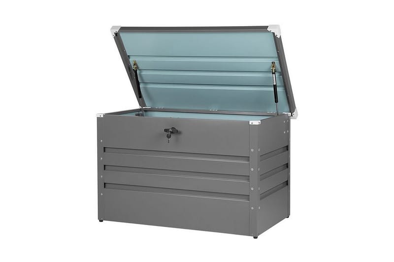 Dynlåda 100 x 62 cm grå CEBROSA - Grå - Utemöbler - Dynförvaring & möbelskydd - Dynboxar & dynlådor