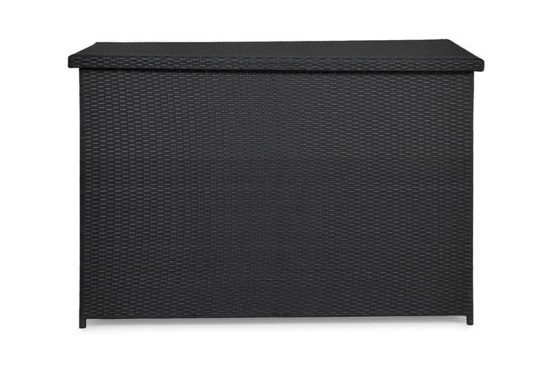 Gigant Stor vattentät Dynbox - Dynlåda i konstrotting - Svart - Utemöbler - Dynförvaring & möbelskydd - Dynboxar & dynlådor