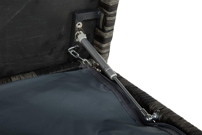 Gigant vattentät dynbox XL utomhus - Dynlåda i konstrotting (B150xD90xH101 cm) - Grå - Utemöbler - Dynförvaring & möbelskydd - Dynboxar & dynlådor