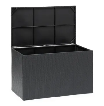 Hillerstorp Boston Dynbox XL 136x78 cm - Konstrotting/Grå/Svart - Utemöbler - Dynförvaring & möbelskydd - Dynboxar & dynlådor