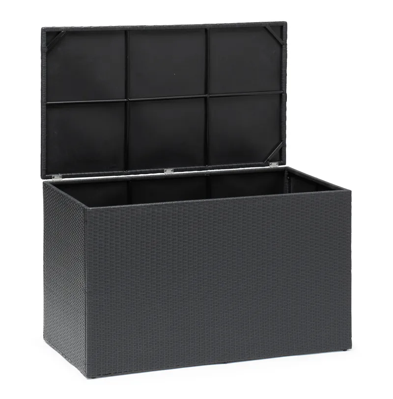 Hillerstorp Boston Dynbox XL 136x78 cm - Konstrotting/Grå/Svart - Utemöbler - Dynförvaring & möbelskydd - Dynboxar & dynlådor