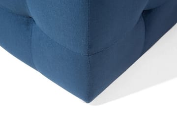 Michigan Dynbo| 42|72|40 cm - Blå - Möbler - Stolar & fåtöljer - Pall & puff - Fotpall - Chesterfield fotpall