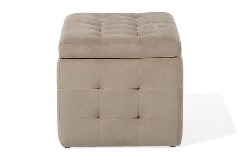 Michigan Dynbo| 42|72|40 cm - Brun - Möbler - Stolar & fåtöljer - Pall & puff - Fotpall - Chesterfield fotpall