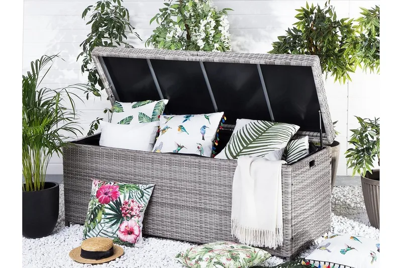 Modena Dynlåda 158 cm, Grå