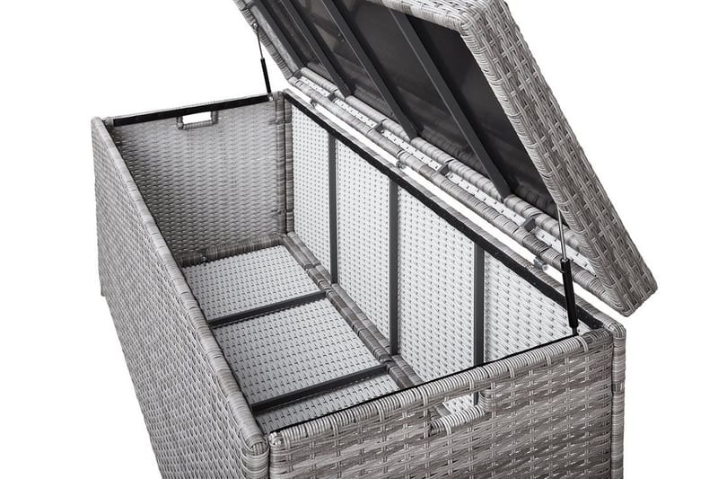 Modena Dynlåda 158 cm - Grå - Utemöbler - Dynförvaring & möbelskydd - Dynboxar & dynlådor