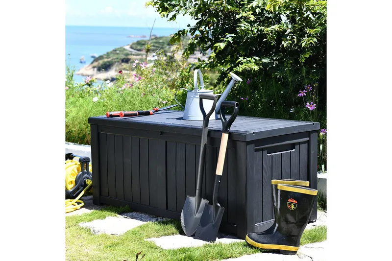 Praia Förvaringslåda Svart - Utemöbler - Dynförvaring & möbelskydd - Dynboxar & dynlådor