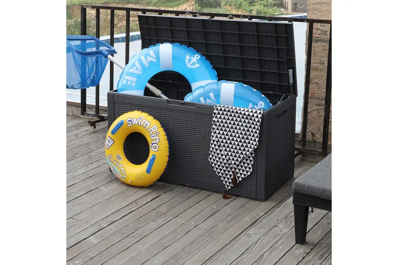 Saya Förvaringslåda Grå - Utemöbler - Dynförvaring & möbelskydd - Dynboxar & dynlådor