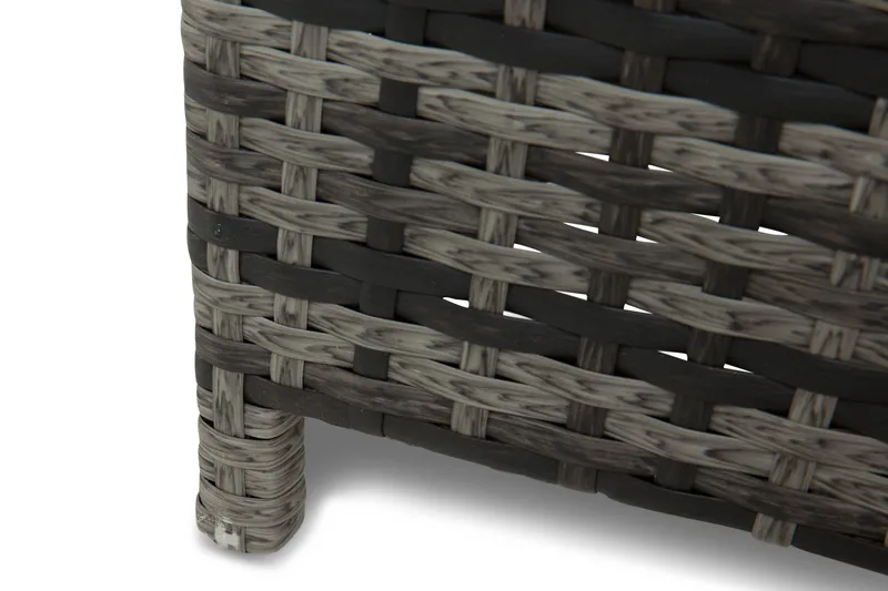 Sydney vattentät dynbox Large utomhus - Dynlåda i konstrotting (B140xD80xH90 cm) - Grå - Utemöbler - Dynförvaring & möbelskydd - Dynboxar & dynlådor