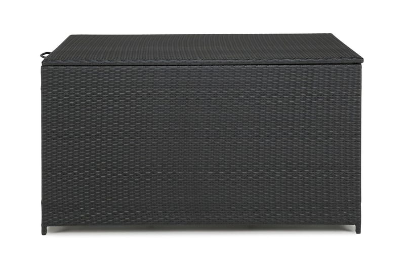 Sydney vattentät dynbox Large utomhus - Dynlåda i konstrotting (B140xD80xH90 cm) - Svart - Utemöbler - Dynförvaring & möbelskydd - Dynboxar & dynlådor