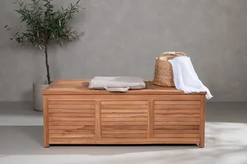 Dynbox Trento 130 cm Utomhus - Natur - Utemöbler - Dynförvaring & möbelskydd - Dynboxar & dynlådor
