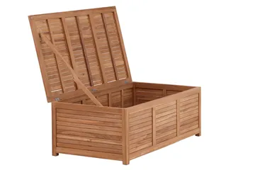 Dynbox Trento 130 cm Utomhus - Natur - Utemöbler - Dynförvaring & möbelskydd - Dynboxar & dynlådor