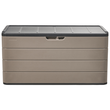 Dynbox utomhus Milies 60x116 cm - Brun/Svart - Utemöbler - Dynförvaring & möbelskydd - Dynboxar & dynlådor