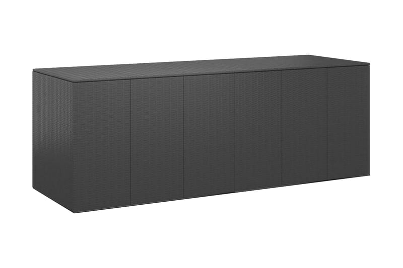 Dynbox PE-rotting 291x100,5x104 cm svart - Svart - Dynboxar & dynlådor