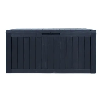 Förvaringslåda Bomm 117,5x47,5x59 cm/300 l, plast - Svart - Utemöbler - Dynförvaring & möbelskydd - Dynboxar & dynlådor