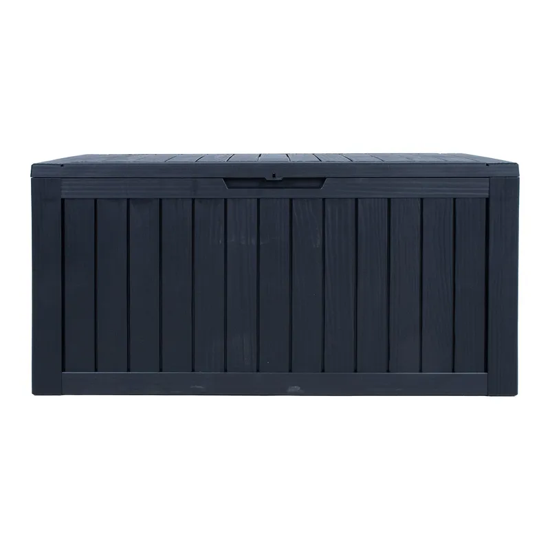 Förvaringslåda Bomm 117,5x47,5x59 cm/300 l, plast - Svart - Utemöbler - Dynförvaring & möbelskydd - Dynboxar & dynlådor