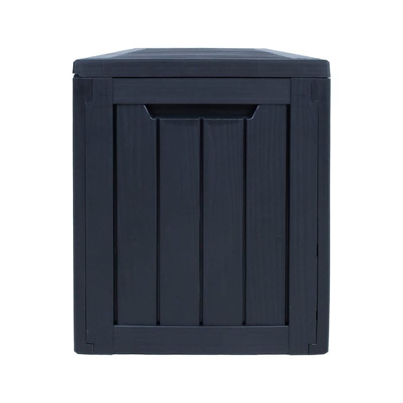 Förvaringslåda Bomm 117,5x47,5x59 cm/300 l, plast - Svart - Utemöbler - Dynförvaring & möbelskydd - Dynboxar & dynlådor