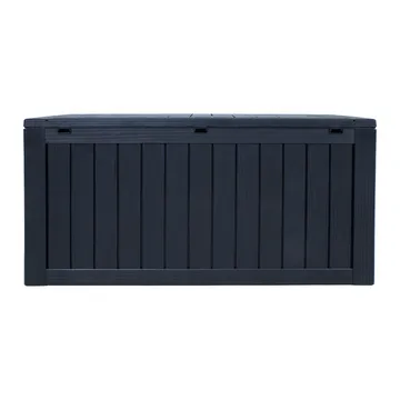 Förvaringslåda Bomm 117,5x47,5x59 cm/300 l, plast - Svart - Utemöbler - Dynförvaring & möbelskydd - Dynboxar & dynlådor