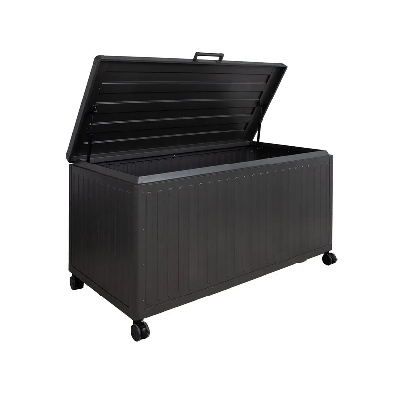 Förvaringslåda Mirador 130x60,4x80 cm - mörkgrå - Utemöbler - Dynförvaring & möbelskydd - Dynboxar & dynlådor