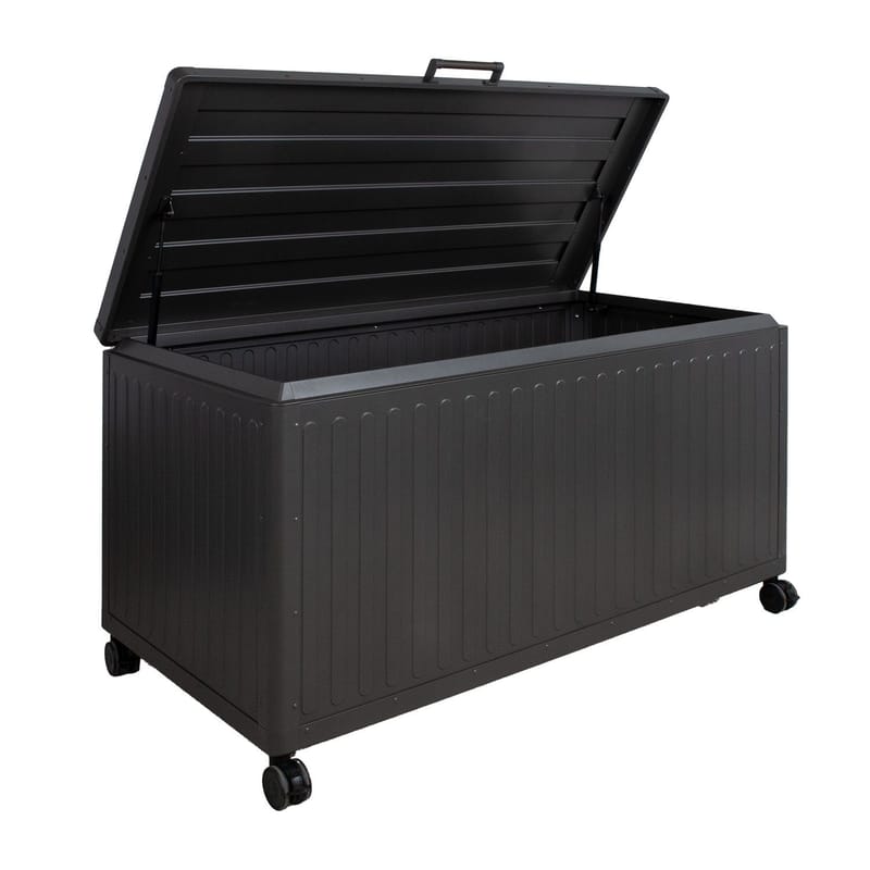 Förvaringslåda Mirador 142x72x80 cm - mörkgrå - Utemöbler - Dynförvaring & möbelskydd - Dynboxar & dynlådor