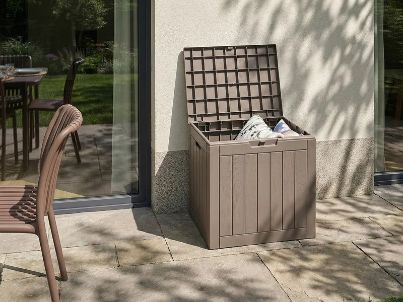 Förvaringslåda utomhus Recife 43x56 cm - Beige - Utemöbler - Dynförvaring & möbelskydd - Dynboxar & dynlådor