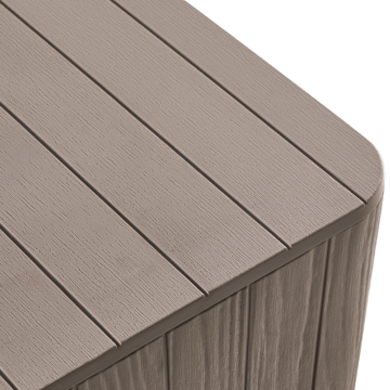 Förvaringslåda utomhus Sarandi 40x40 cm - Beige - Utemöbler - Dynförvaring & möbelskydd - Dynboxar & dynlådor