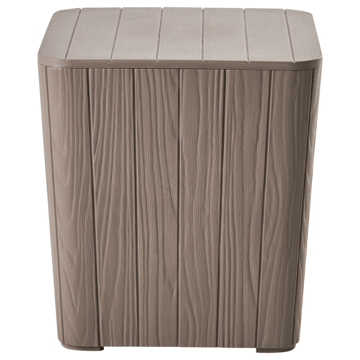 Förvaringslåda utomhus Sarandi 40x40 cm - Beige - Utemöbler - Dynförvaring & möbelskydd - Dynboxar & dynlådor