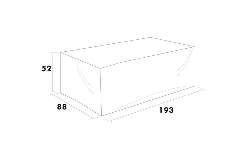 Hillerstorp Skagenäs Möbelskydd Hörngrupp 2-sits Svart, undefined