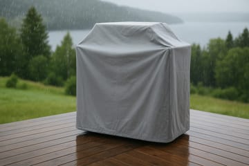 Klas Grillöverdrag 150x100x70 cm - Grå - Trädgård & spabad - Grillar & matlagning utomhus - Grilltillbehör - Skyddshuvar