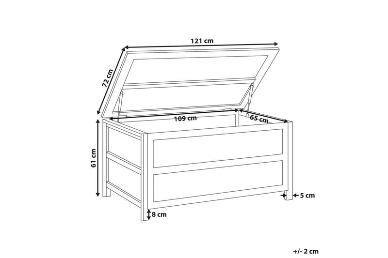 Låda Acate - Utemöbler - Dynförvaring & möbelskydd - Dynboxar & dynlådor