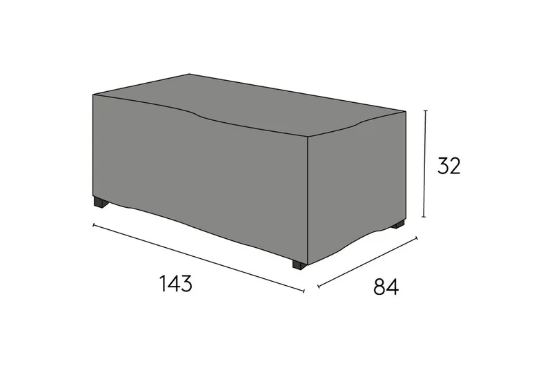 Möbelskydd Bord Hillerstorp Kungshult, Svart