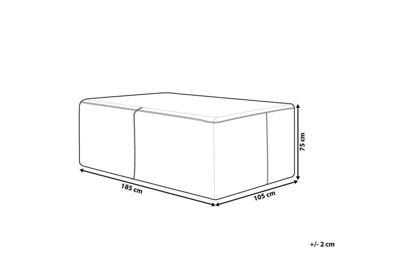 Möbelskydd Chuva - Svart, 185x105x75 cm - Utemöbler - Dynförvaring & möbelskydd - Överdrag utemöbler