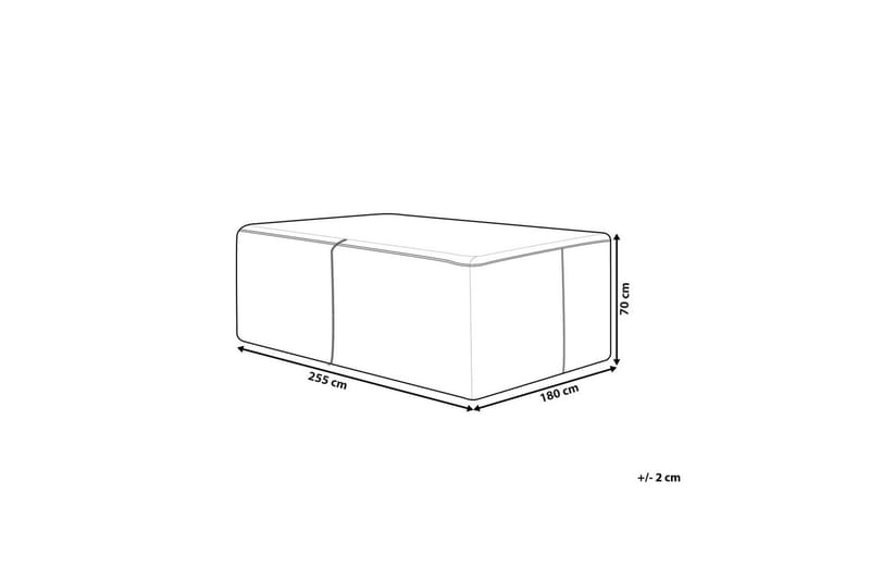 Möbelskydd Chuva - Svart, 255x180x70 cm - Utemöbler - Dynförvaring & möbelskydd - Överdrag utemöbler