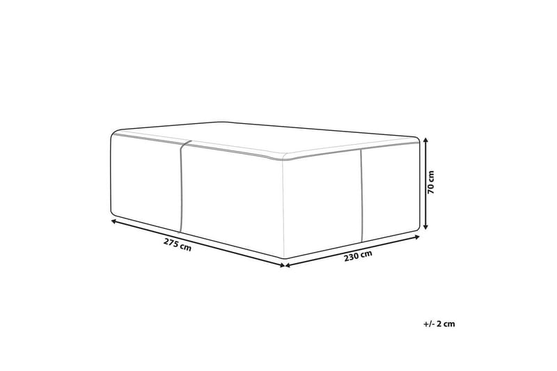 Möbelskydd Chuva - Svart, 275x230x70 cm - Utemöbler - Dynförvaring & möbelskydd - Överdrag utemöbler