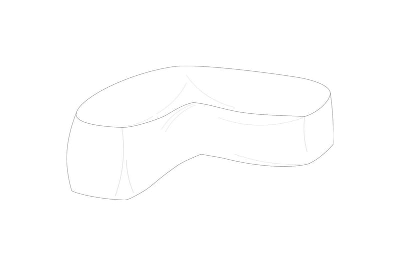 Möbelskydd Hörngrupp Hillerstorp Jet Set 5-sits Grå, undefined