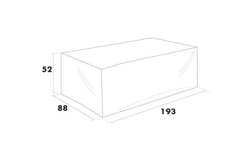 Möbelskydd Hörngrupp Hillerstorp Skagenäs 2-sits Svart, undefined