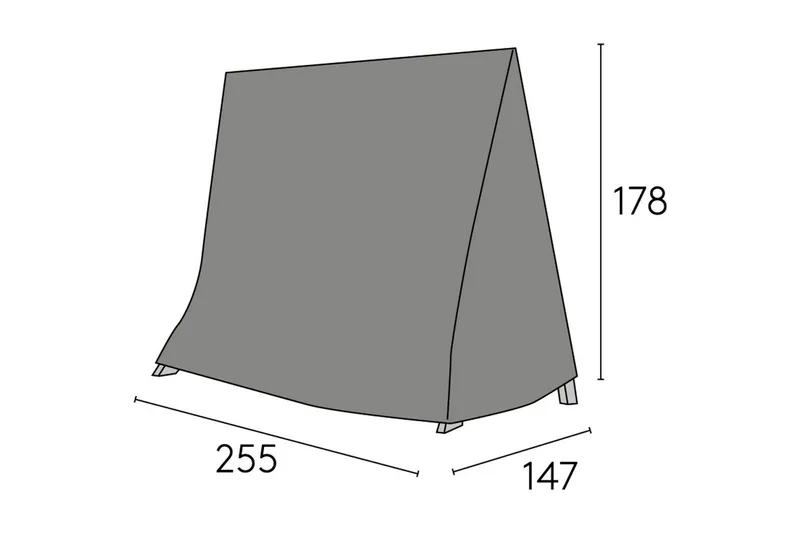 Möbelskydd Hammock Hillerstorp Kungshult Svart, undefined