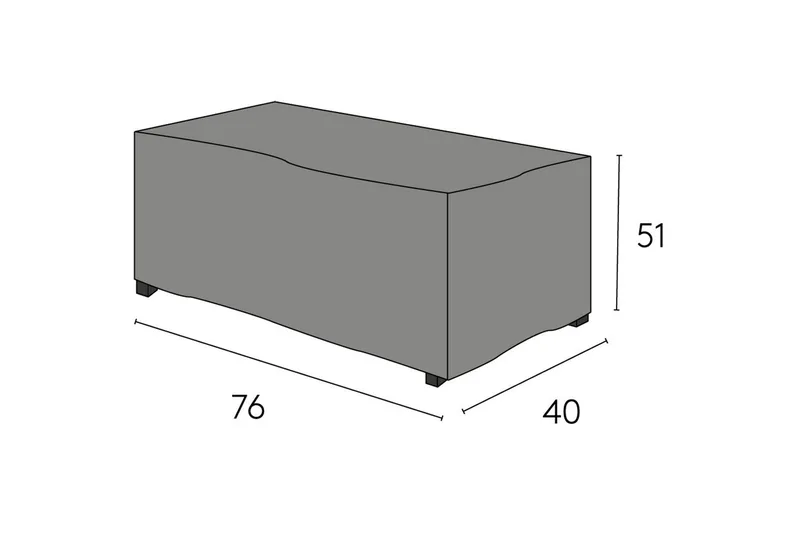 Möbelskydd Sidobord Hillerstorp Oxelunda Hög Svart, undefined