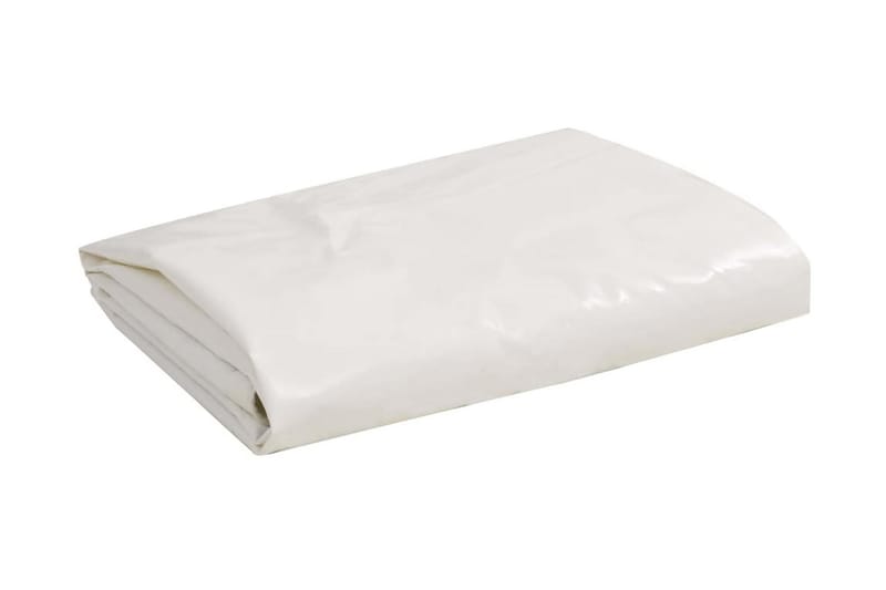 Presenning 650 g/m² 4x6 m vit - Vit - Utemöbler - Dynförvaring & möbelskydd - Presenning