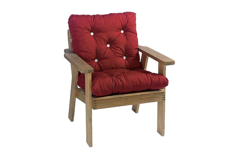 Lågvik Flockdyna Fritab Bordeaux - Utemöbler - Dynor - Övriga dynor