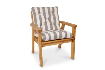 Flockdyna Fritab Standard Flockdyna 50x48 cm Taupe - Utemöbler - Dynor - Övriga dynor