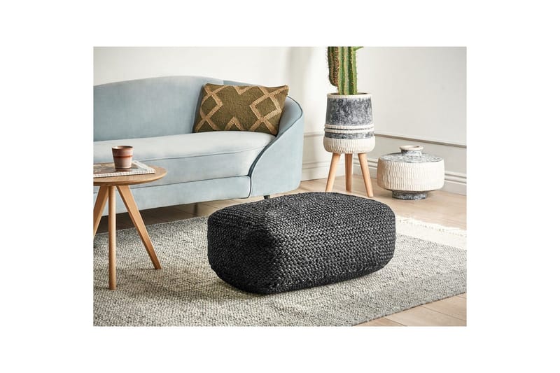 Golvkudde Isarda Svart - Svart - Möbler - Stolar & fåtöljer - Pall & puff - Sittpuff