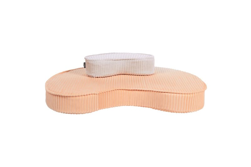 Golvkudde Nili Rosa/Vit - Rosa/Vit - Utemöbler - Dynor - Sittdynor & ryggdynor utemöbler