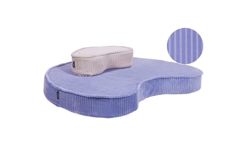 Golvkudde Nili Violett/Beige - Violett/Beige - Utemöbler - Dynor - Sittdynor & ryggdynor utemöbler