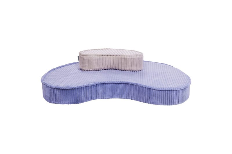 Golvkudde Nili Violett/Beige - Violett/Beige - Utemöbler - Dynor - Sittdynor & ryggdynor utemöbler